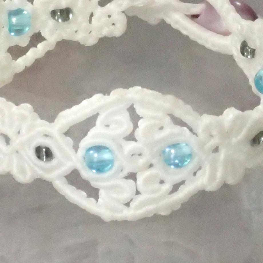 タカラガイマクラメブレスレット S | 5枚目