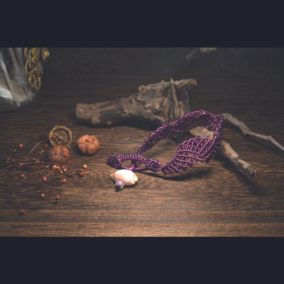 タカラガイマクラメブレスレット S | 8枚目