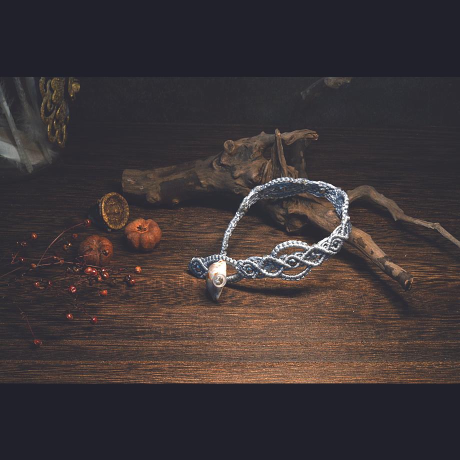 タカラガイマクラメブレスレット S | 12枚目