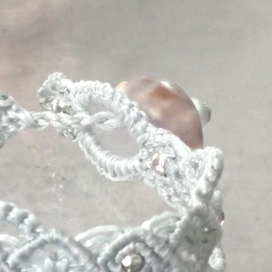 タカラガイマクラメブレスレット S | 10枚目