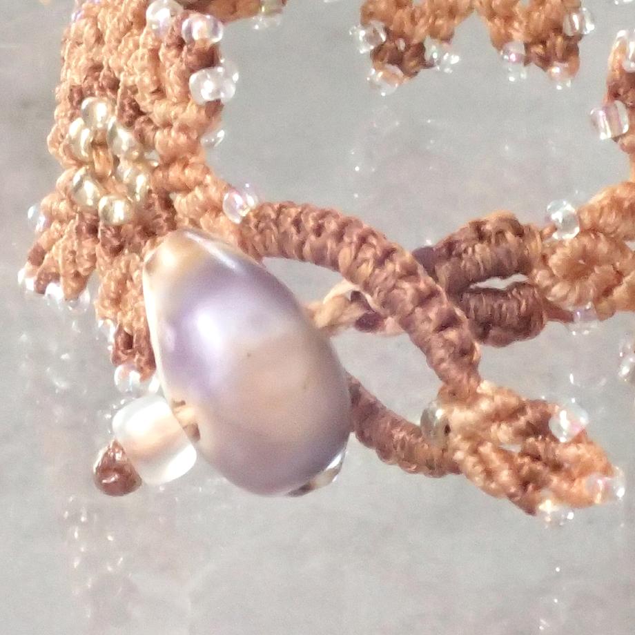 タカラガイマクラメブレスレット S | 4枚目