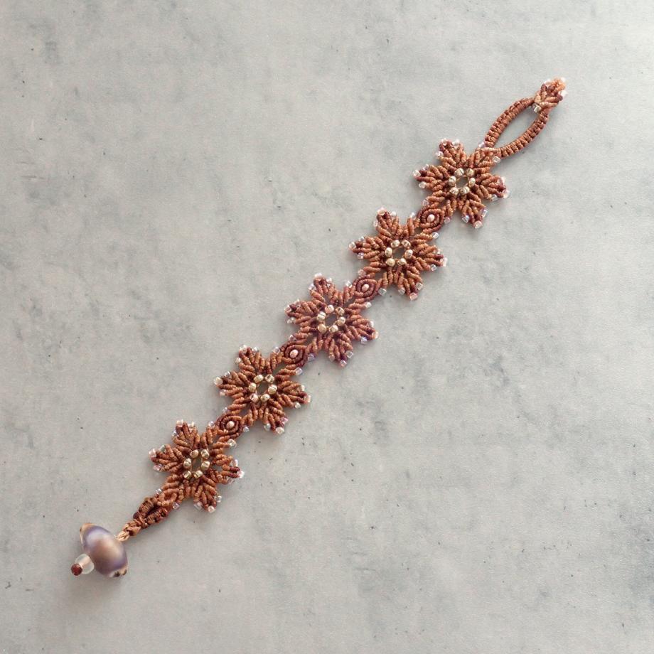 タカラガイマクラメブレスレット S | 7枚目