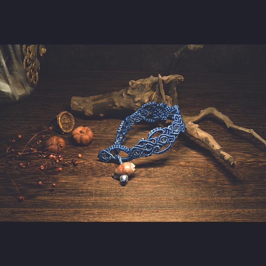 タカラガイマクラメブレスレット S | 12枚目