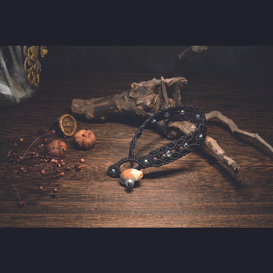 タカラガイマクラメブレスレット S | 12枚目