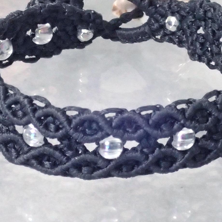 タカラガイマクラメブレスレット S | 9枚目