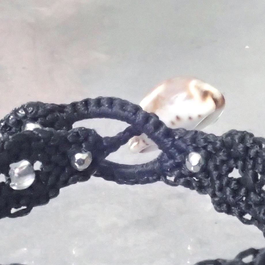 タカラガイマクラメブレスレット S | 10枚目