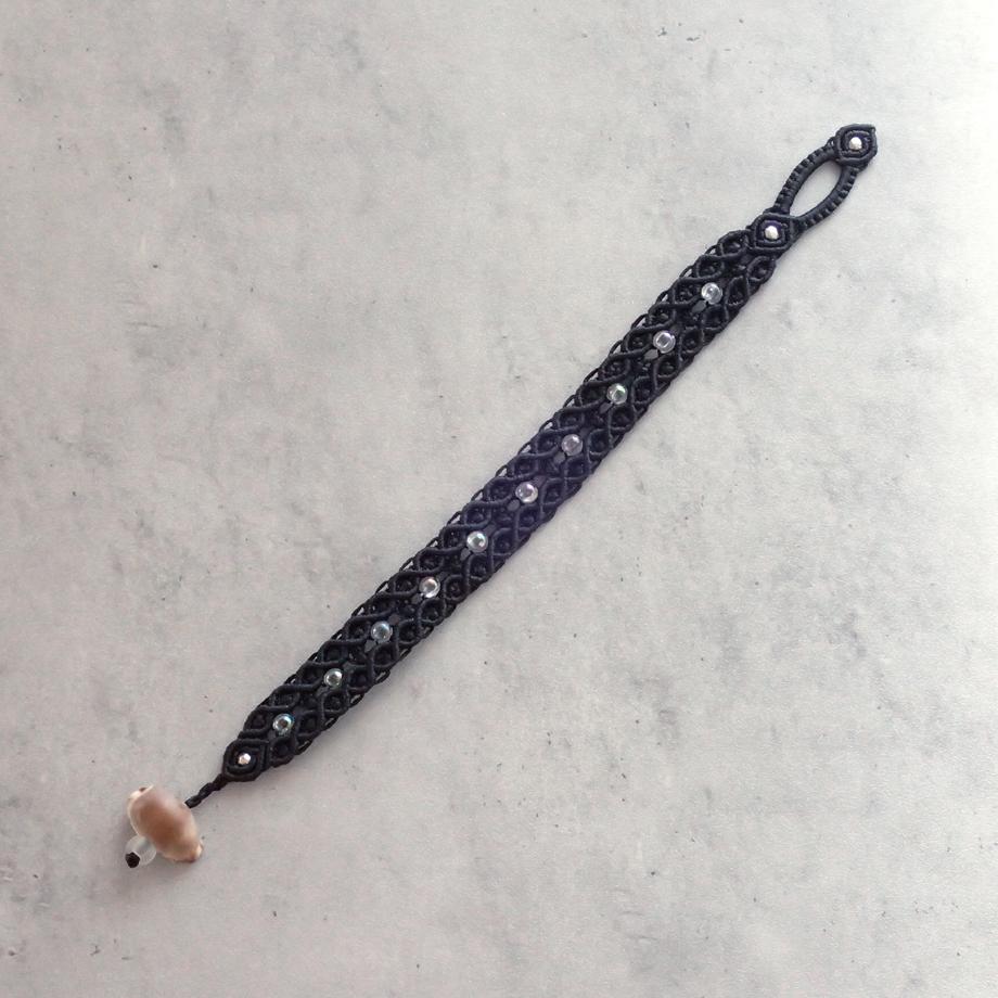 タカラガイマクラメブレスレット S | 11枚目