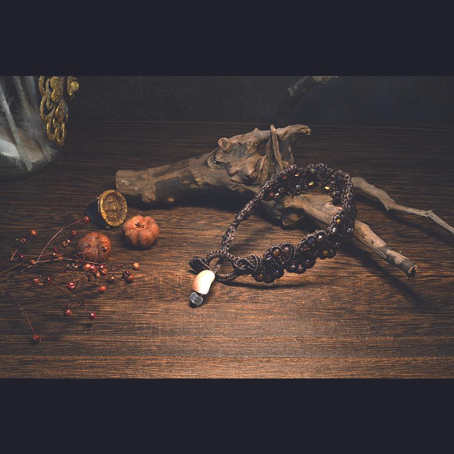 巻貝マクラメブレスレット S | 8枚目