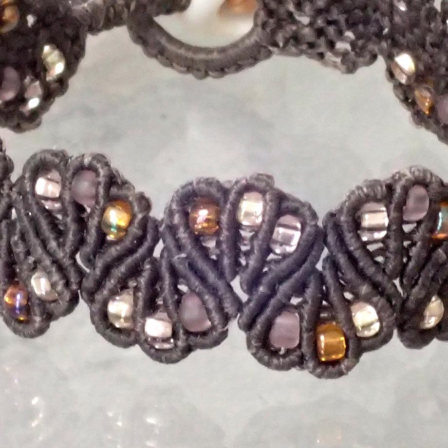 巻貝マクラメブレスレット S | 5枚目