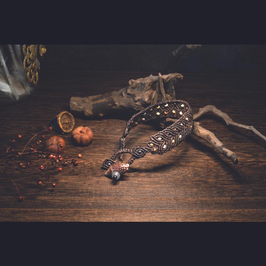 巻貝マクラメブレスレット S | 12枚目