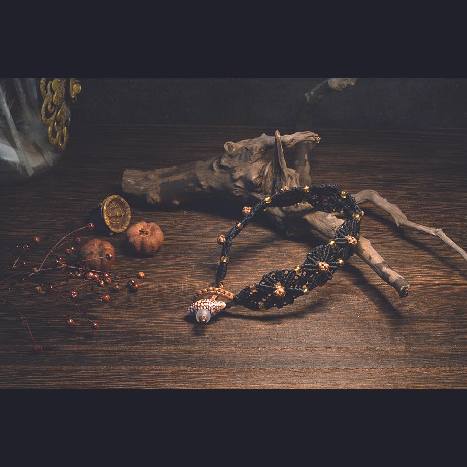 巻貝マクラメブレスレット S | 12枚目