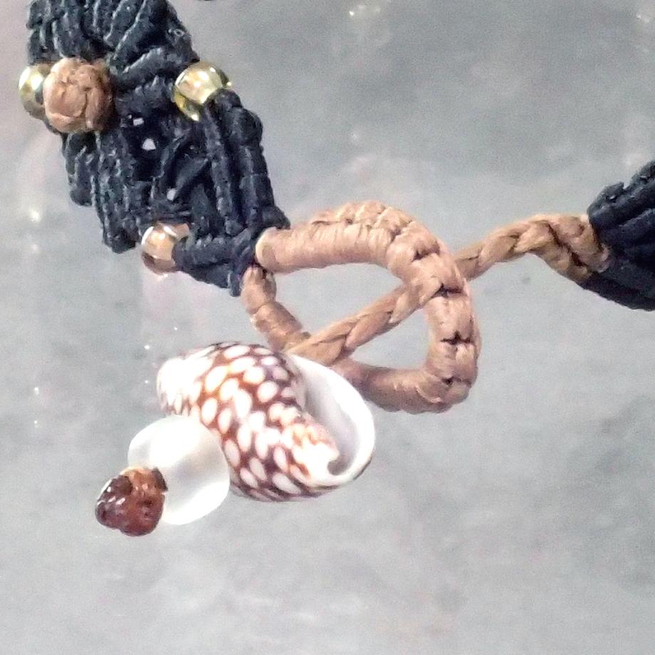 巻貝マクラメブレスレット S | 8枚目