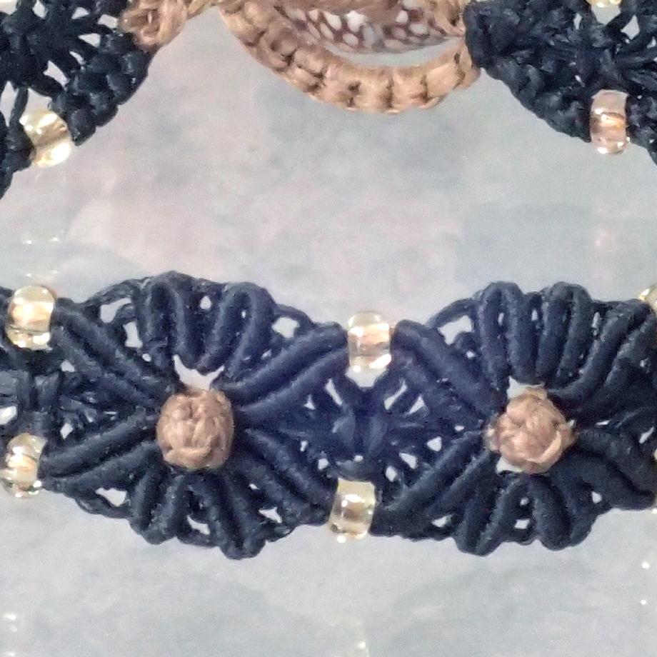 巻貝マクラメブレスレット S | 9枚目