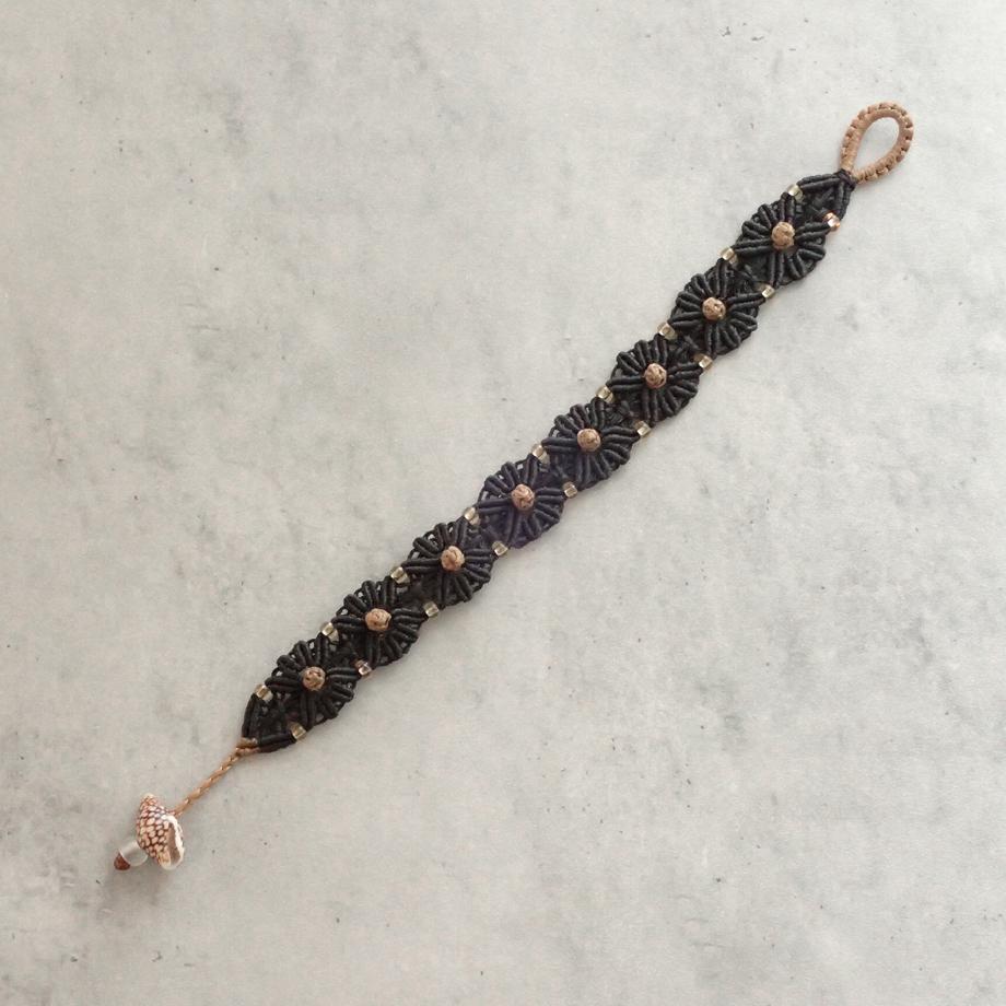 巻貝マクラメブレスレット S | 11枚目