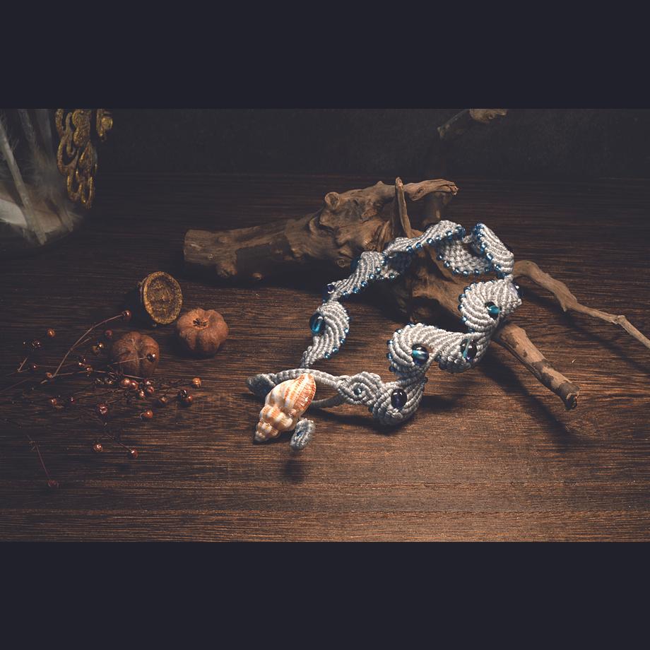 巻貝マクラメブレスレット M | 12枚目