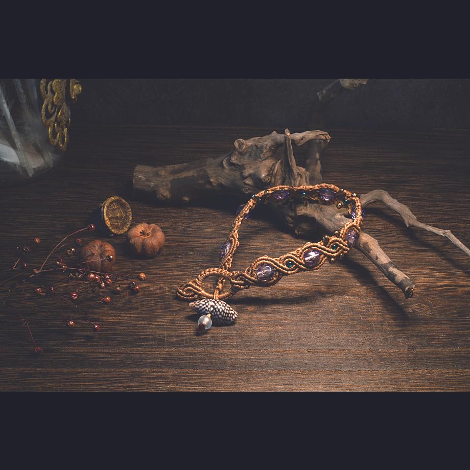 巻貝マクラメブレスレット M | 8枚目