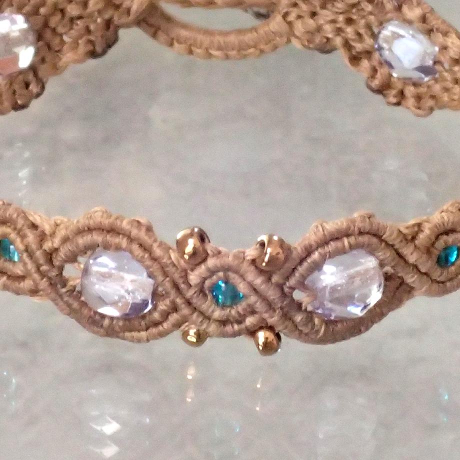 巻貝マクラメブレスレット M | 5枚目