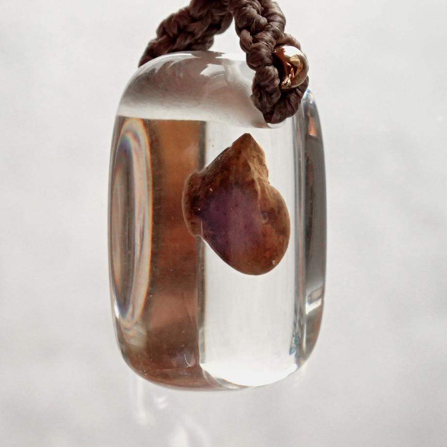 アンモナイト樹脂封入標本ストラップ | 3枚目