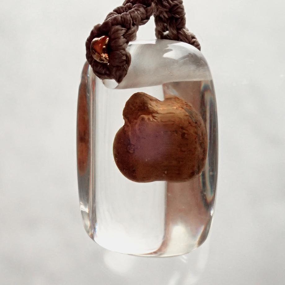 アンモナイト樹脂封入標本ストラップ | 4枚目