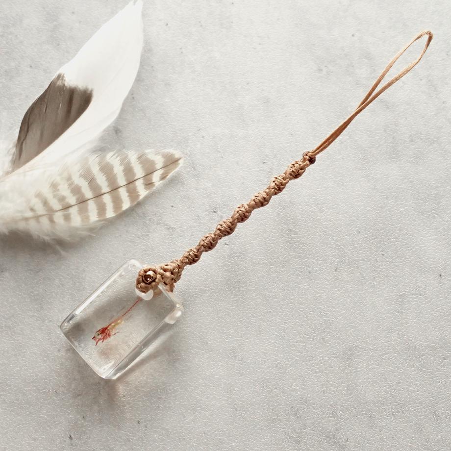 魚類単色染色樹脂封入標本ストラップ1枚目の画像