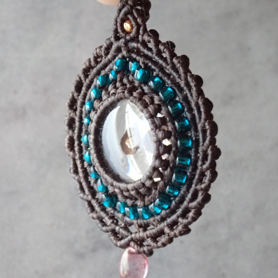 トビケラ類樹脂封入標本ネックレス | 5枚目