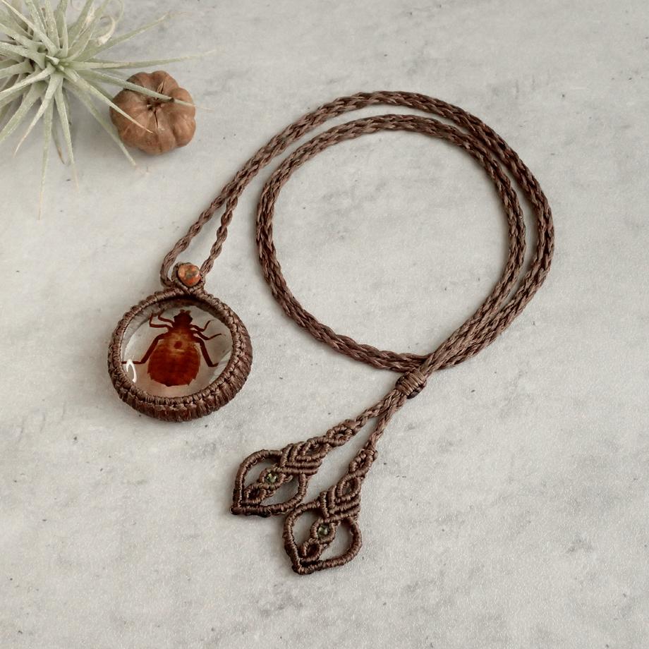 コオニヤンマ樹脂封入標本ネックレス | 5枚目