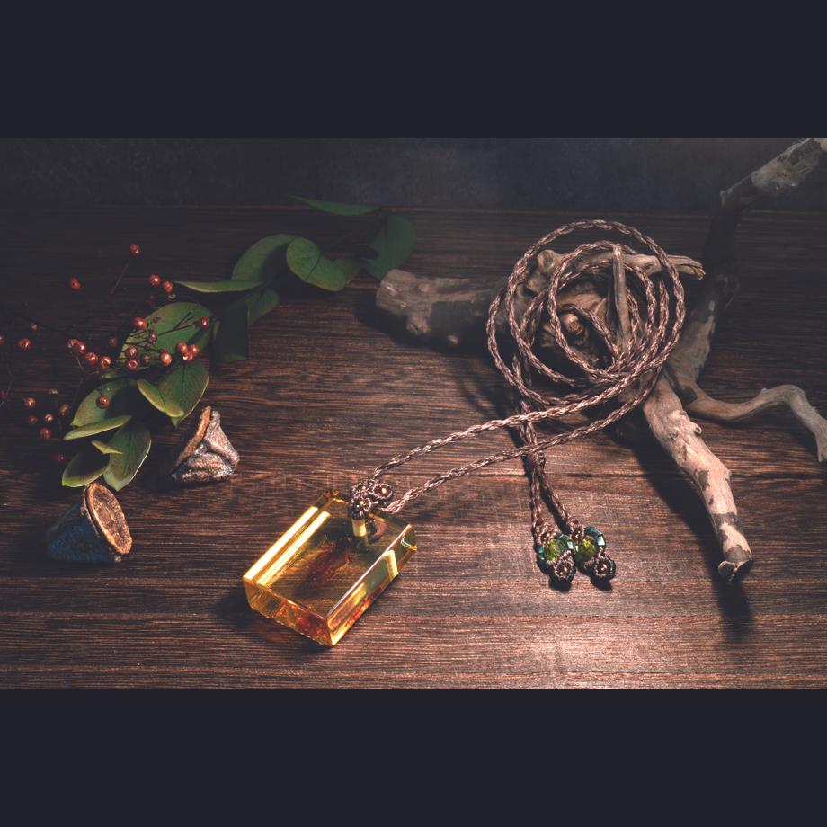 ヤゴ類樹脂封入標本ネックレス | 7枚目