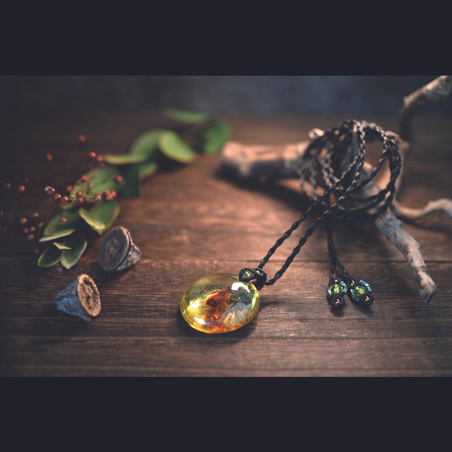 ヤゴ類樹脂封入標本ネックレス | 7枚目