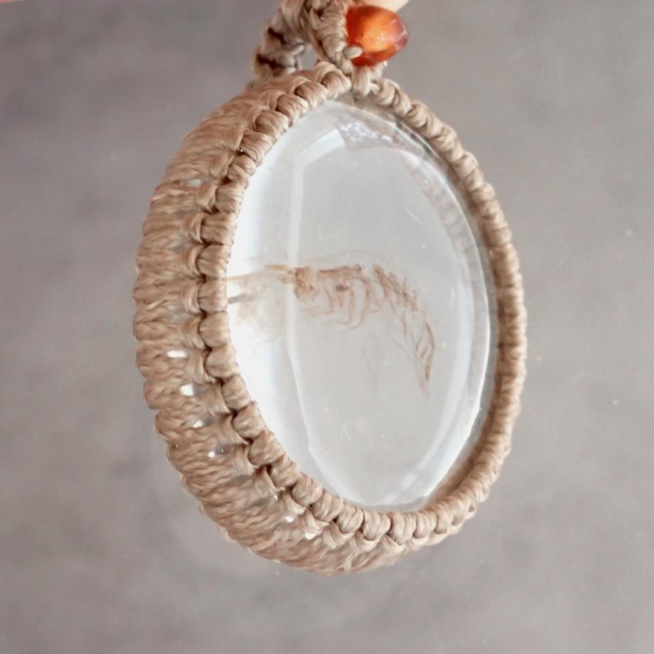 ヨコエビ類樹脂封入標本ネックレス | 4枚目