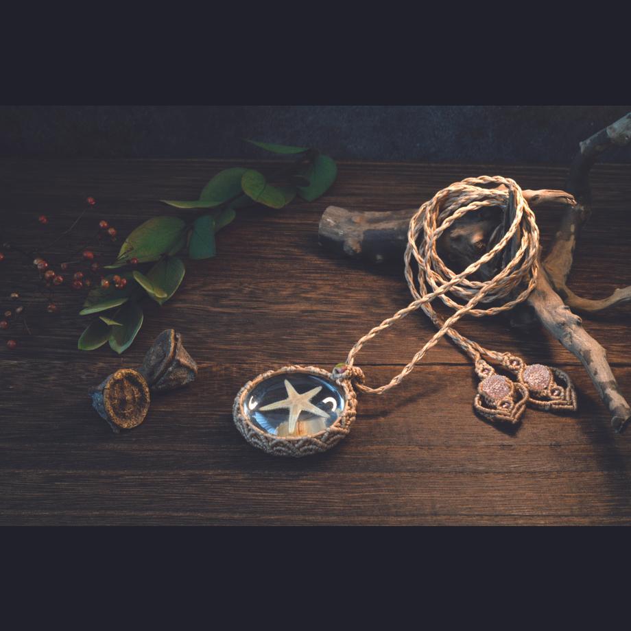 ヒトデ類樹脂封入標本ネックレス | 11枚目