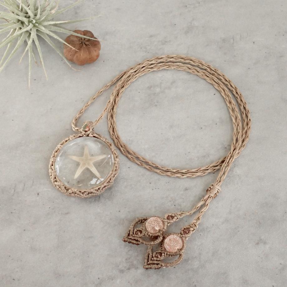 ヒトデ類樹脂封入標本ネックレス | 5枚目