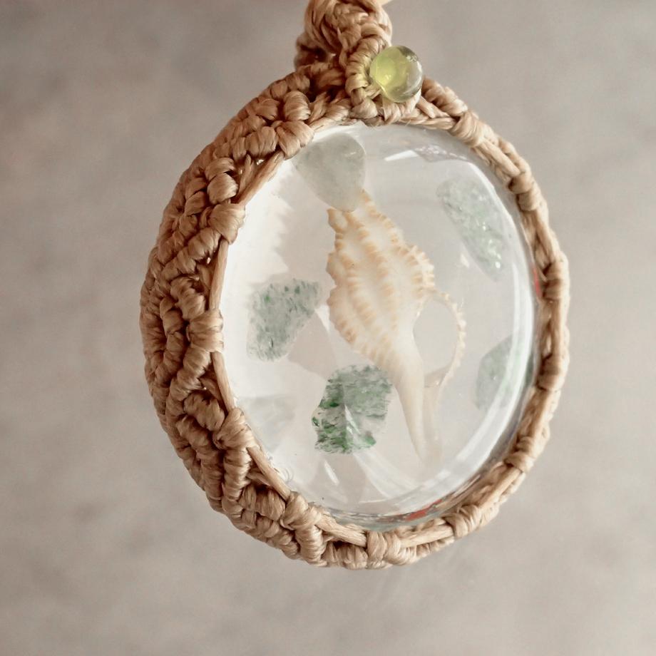 巻貝類樹脂封入標本ネックレス | 4枚目