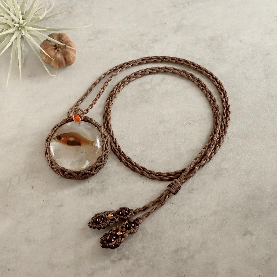 魚類樹脂封入標本ネックレス1枚目の画像