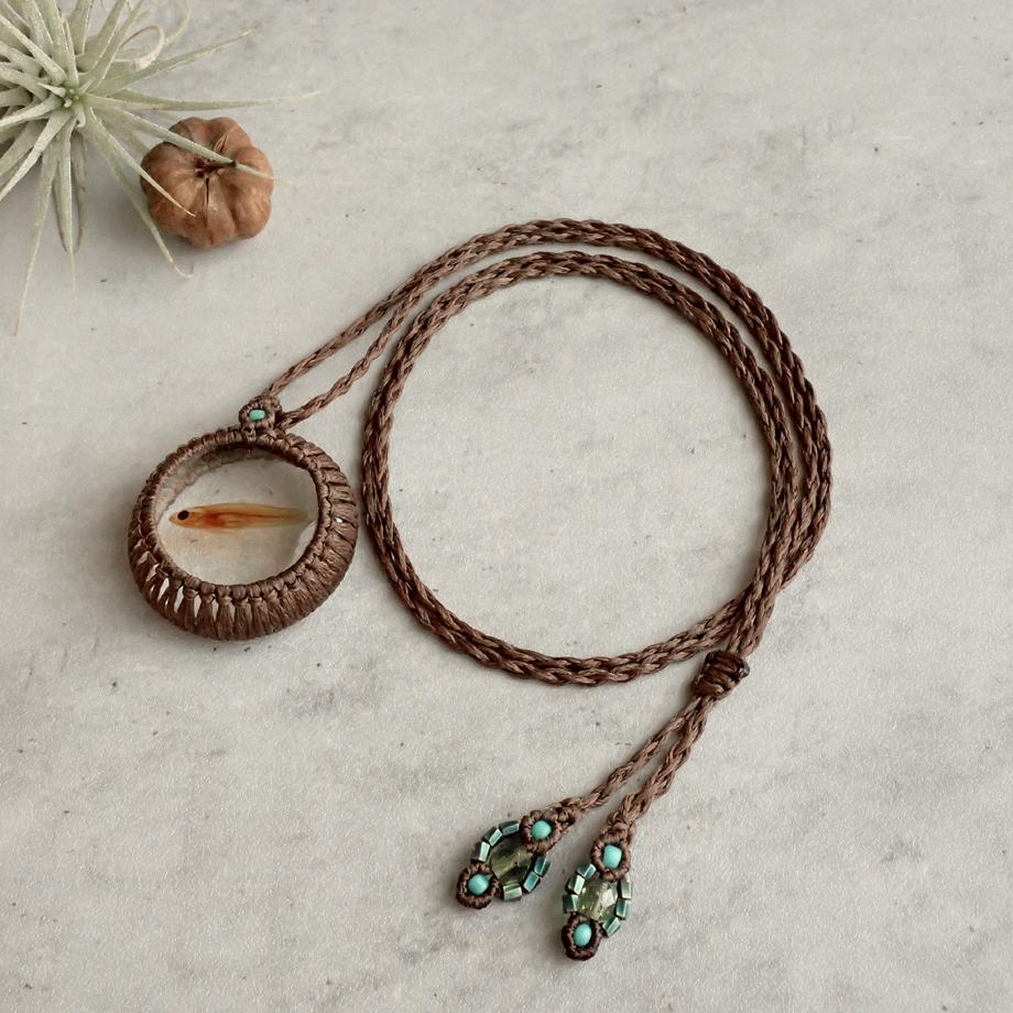 魚類樹脂封入標本ネックレス1枚目の画像