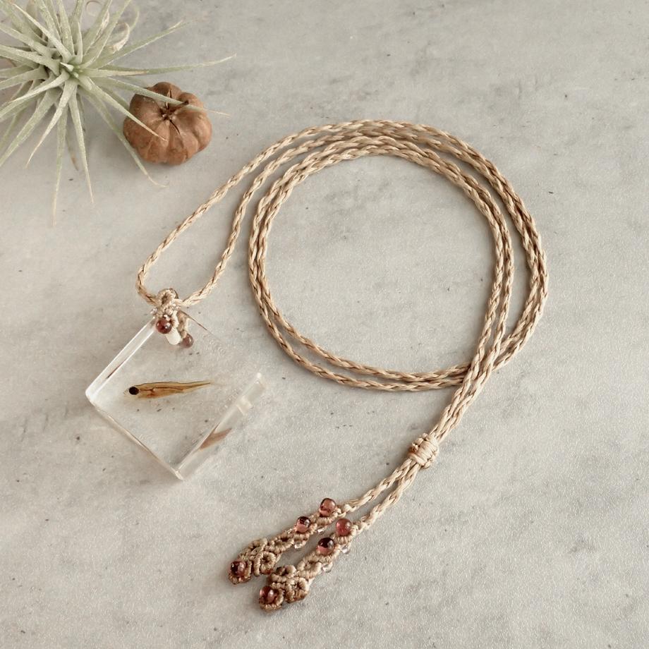 魚類樹脂封入標本ネックレス1枚目の画像