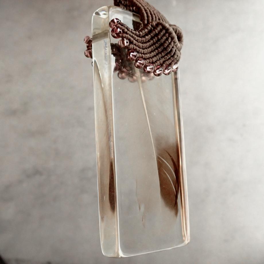 羽毛樹脂封入標本キーホルダー | 7枚目