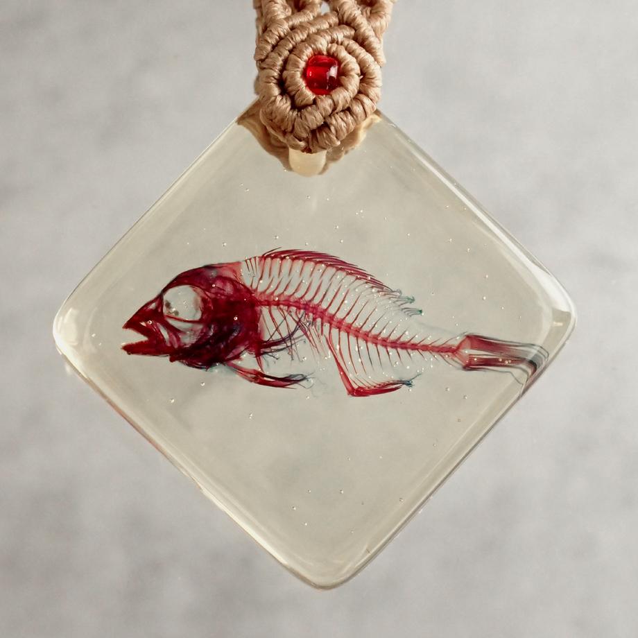 魚類単色染色樹脂封入標本キーホルダー | 6枚目