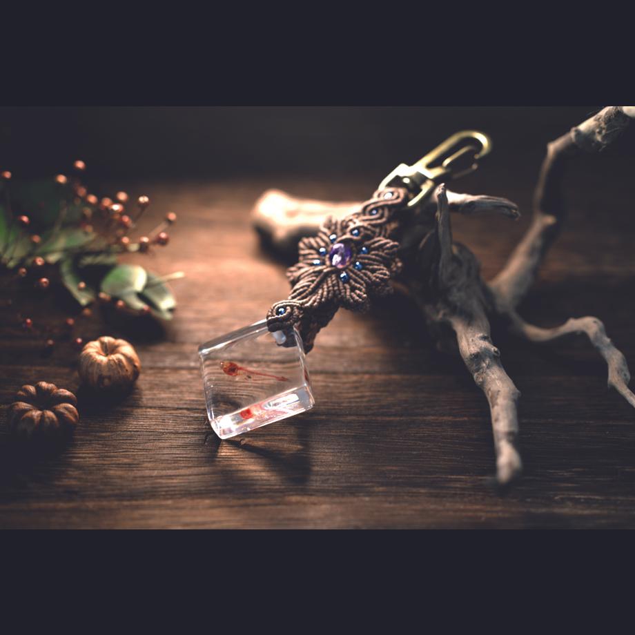 魚類単色染色樹脂封入標本キーホルダー | 11枚目