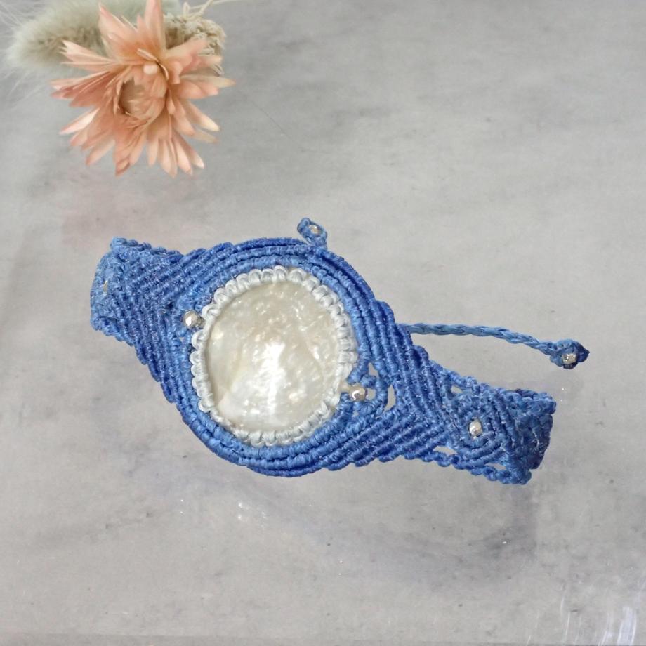 ナミマガシワマクラメブレスレット L | 5枚目