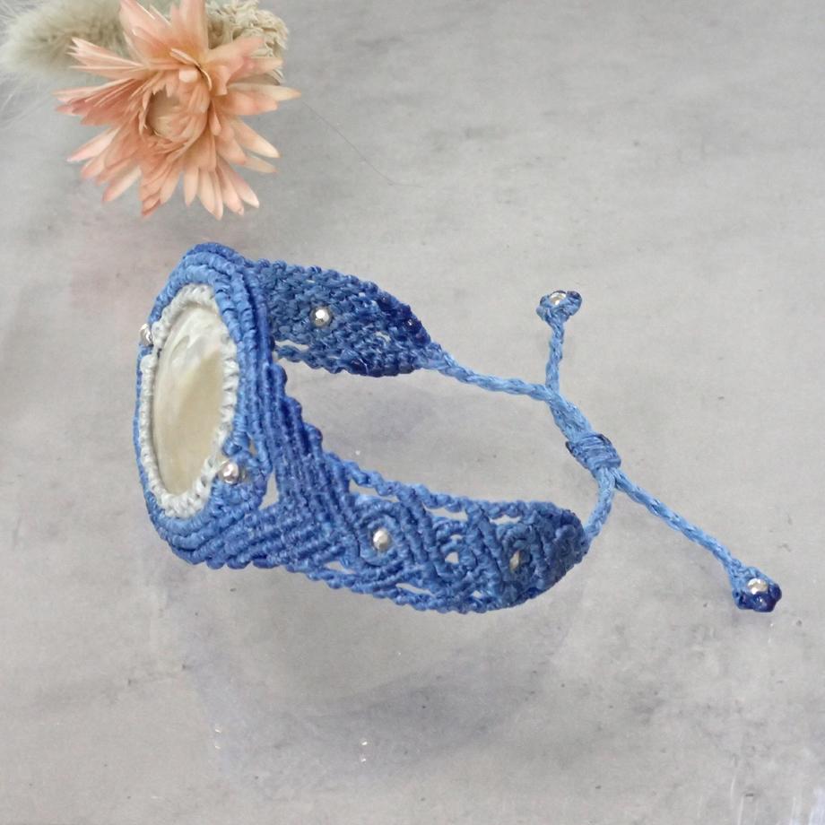 ナミマガシワマクラメブレスレット L | 7枚目