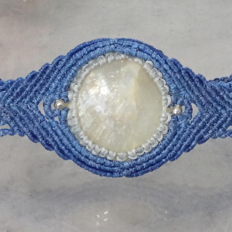 ナミマガシワマクラメブレスレット L | 9枚目