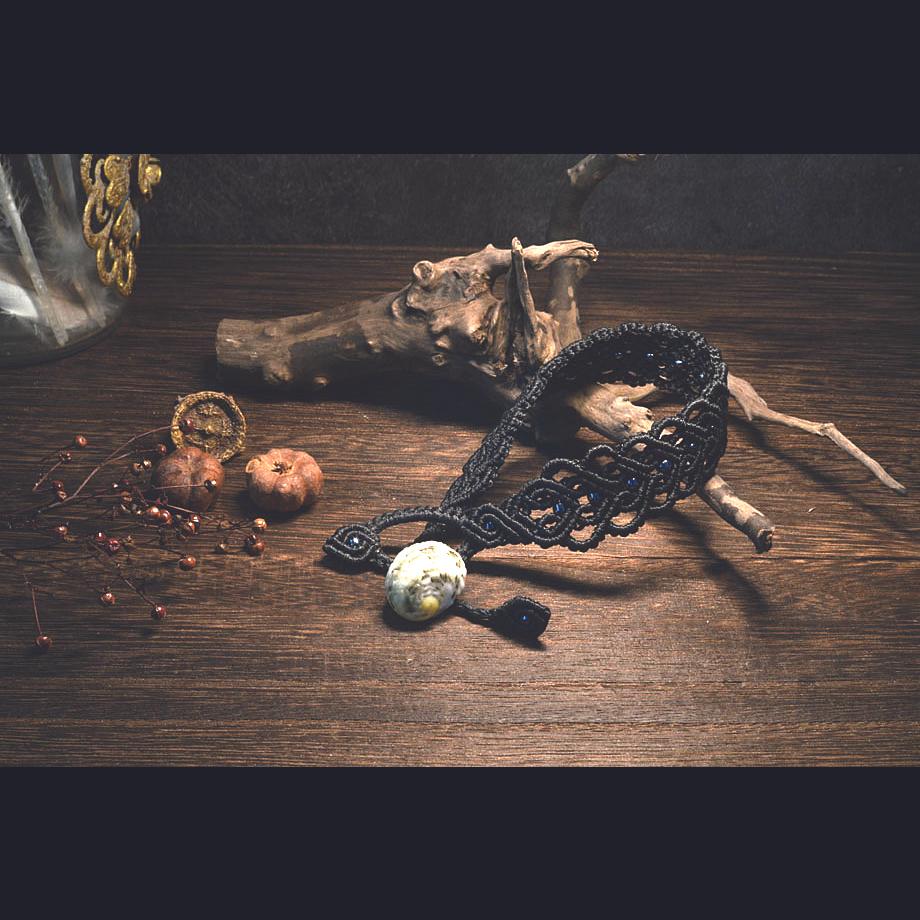 巻貝マクラメブレスレット L | 12枚目