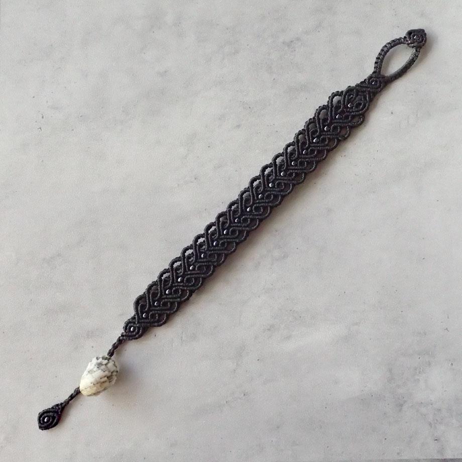 巻貝マクラメブレスレット L | 11枚目