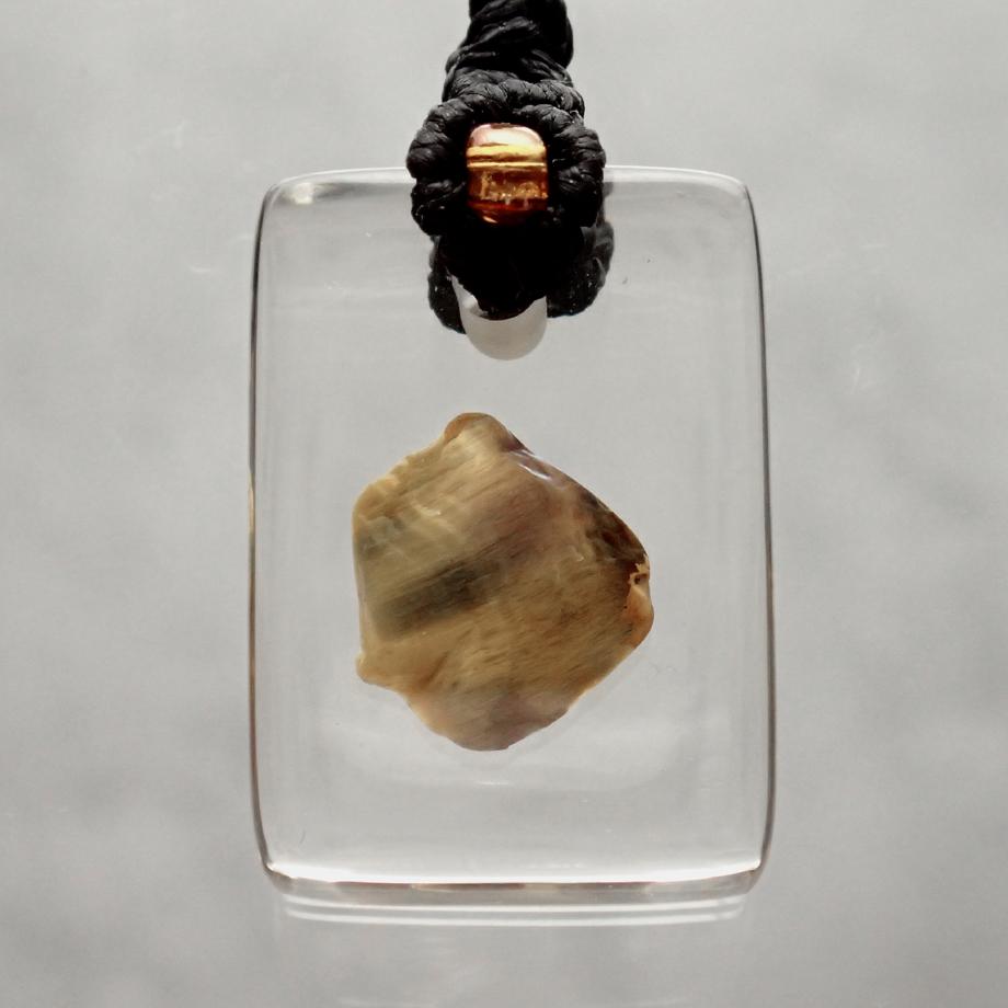 天然石樹脂封入標本ストラップ | 2枚目