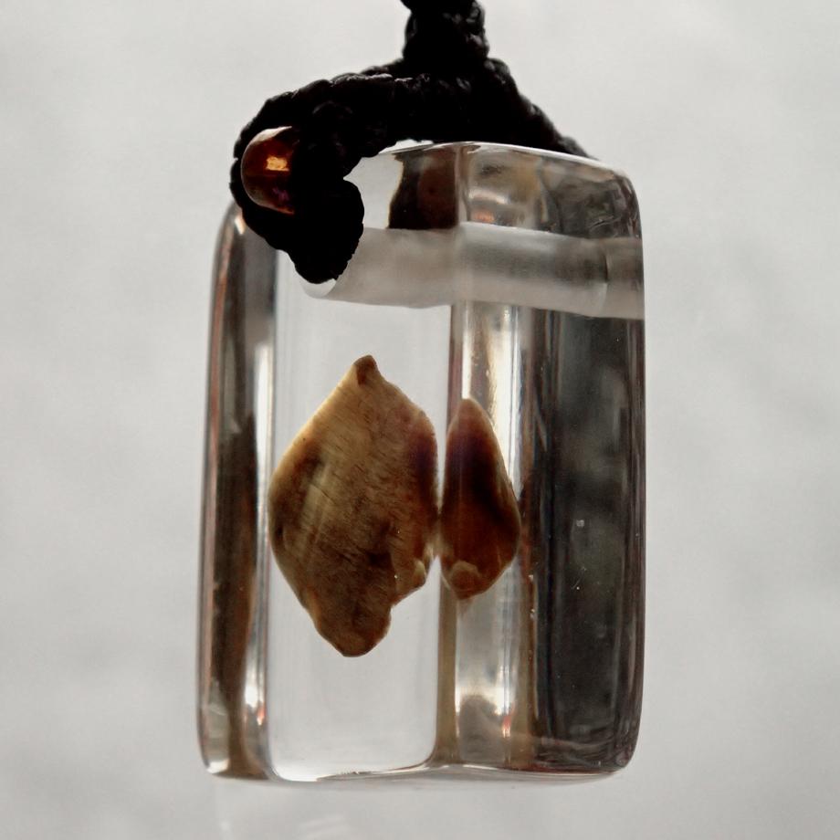 天然石樹脂封入標本ストラップ | 4枚目