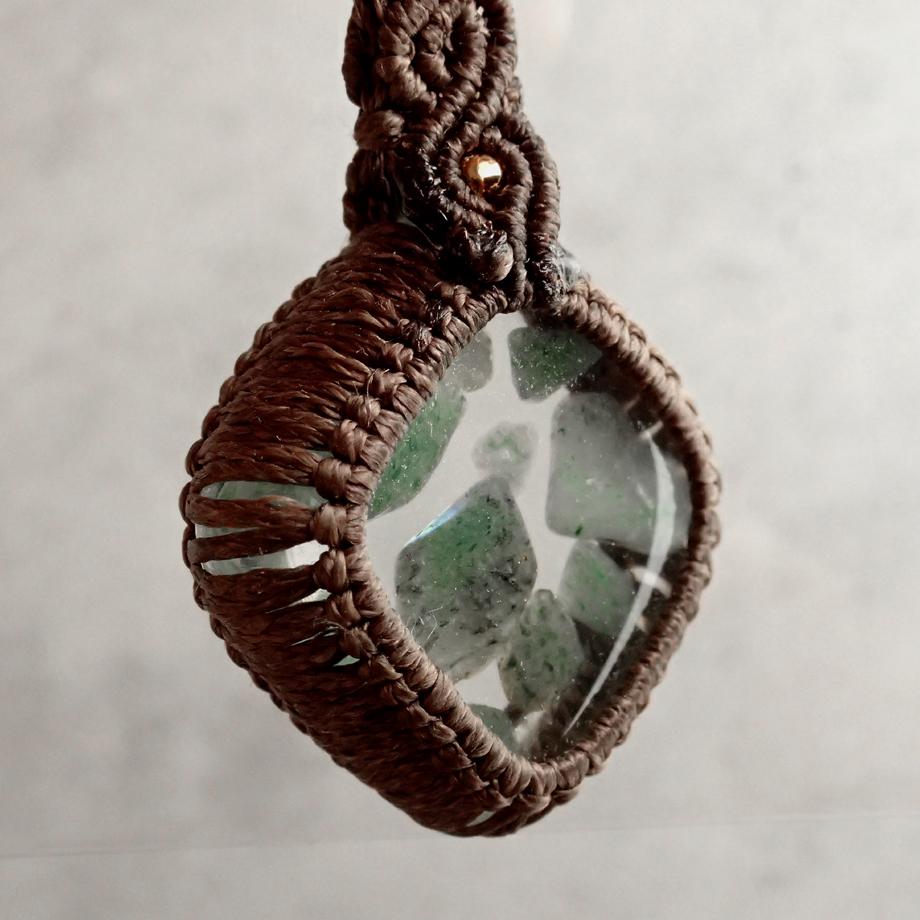 天然石樹脂封入標本キーホルダー | 3枚目